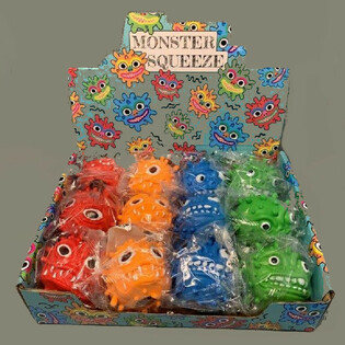 Squeeze Monsters in Display (12 stuks)