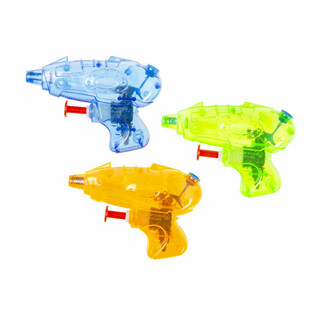 WATERPISTOOLTJES, 9 Cm Lang - MIX KLEUREN (48st.)