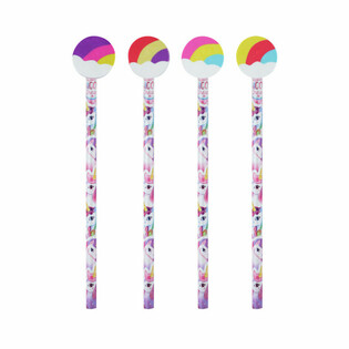 REGENBOOG / RAINBOW UNICORN POTLOOD MET GUM (24st.)