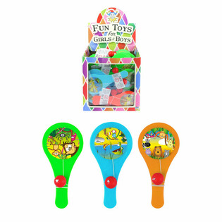 PADDLE BAT SPEL - MODEL: JUNGLE DIEREN - IN DISPLAY (96st.)