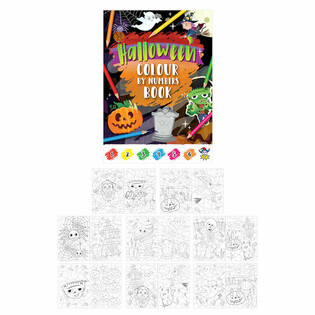KLEURBOEKJE - KLEUREN OP NUMMER - HALLOWEEN (48st.)