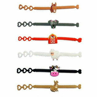 BOERDERIJ DIEREN - KINDER SILICONE ARMBANDEN (12st.)