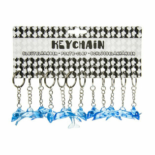 BLAUWE DOLFIJN SLEUTELHANGERS (48st.)