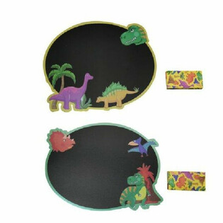 DINOSAURUS KRIJTBORD INCLUSIEF DOOSJE MET KRIJTJES IN DISPLAY (24st.)
