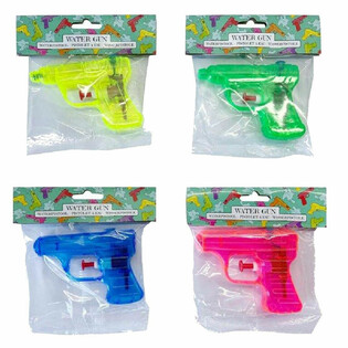 WATERPISTOOL, 10 Cm. - MIX KLEUREN (36st.)