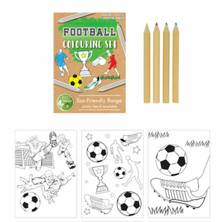ECO FRIENDLY &ndash; VOETBAL TEKEN SET (25st.)