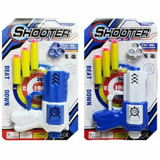 SHOOTER PISTOOL MET 3 ZUIGNAPPEN - OP KAART (6st.)