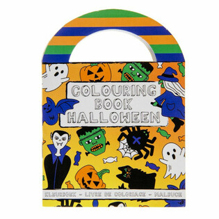 KLEINE - HALLOWEEN - KLEURBOEKJES MET STICKERS (48st.)