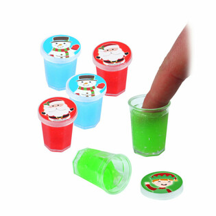 KERSTMIS - KLEINE SLIJM POTJES (6st.)