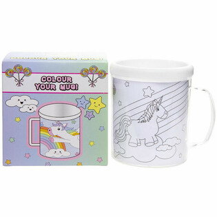 UNICORN / EENHOORN - KLEUR JE EIGEN DRINKBEKER (2st.)