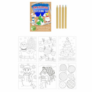 ECO FRIENDLY - KERSTMIS TEKEN SET (25st.)