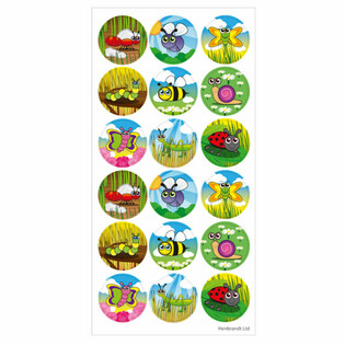 FUN STICKERS - INSECTEN - 18 STICKERS PER VEL (10st.)