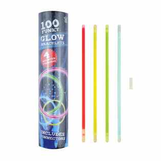 GLOW BREAK LIGHTS ARMBANDEN - 100 Stuks IN KOKER (1st.)