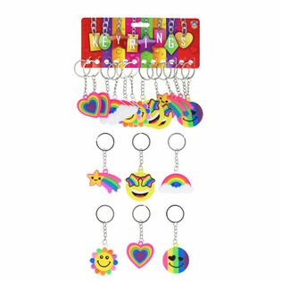 SLEUTELHANGERS - REGENBOOG FIGUREN (12st.)