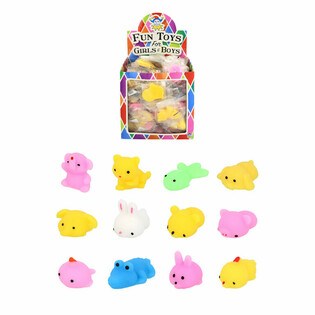Squishy Dieren Grabbelton - In Display (96 st.)