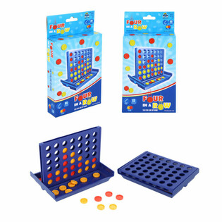4 op 1 RIJ SPEL - Afm. 13x9.5 CM IN GIFTBOX (6st.)
