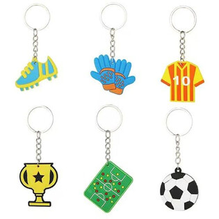 MIX VOETBAL SLEUTELHANGERS (48st.)