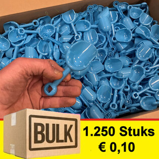 **MEGA GOEDKOOP** KLEINE STRAND / ZANDBAK SCHEPJES (1.250st.)