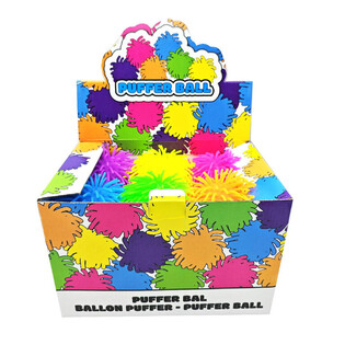GROTE PUFFER BAL - 15CM - IN DISPLAY (12st.)