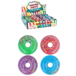 Putty Donuts in Kleurrijke Display - Mix Kleuren (24 stuks)