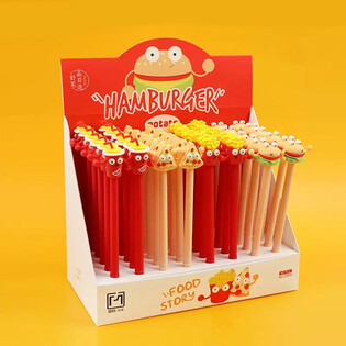 Fastfood Balpennen in Display (48 stuks)