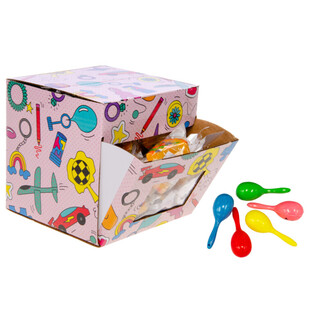 KLEINE SAMBA BALLEN - MIX KLEUREN - IN DISPLAY (60st.)