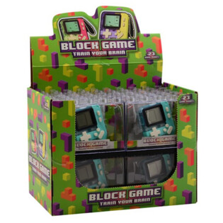 BLOCK GAME CONSOLE - MIX KLEUREN - IN DISPLAY (12st.)