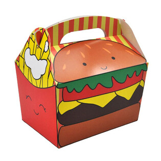 MENUBOX MODEL: HAMBURGER & PATAT - Afm 18.5x12x19 CM - FOODBOX - KIDSBOX (24st.)