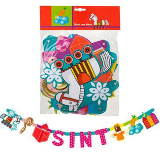 SINTERKLAAS EN PIET SLINGER - LENGTE 1.5 M (12st.)