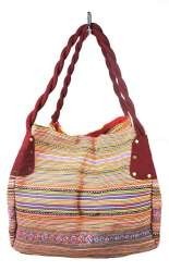 Art.nr: 97718B - B-FAIR TAS BROCADE GROOT ROOD (1st)