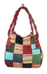 Art.nr: 97729 - B-FAIR TAS PATCHWORK KLEIN ROOD (1st)
