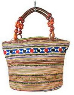 Art.nr: 97736 - B-FAIR TAS BEADS BRUINE KRALEN (1st)