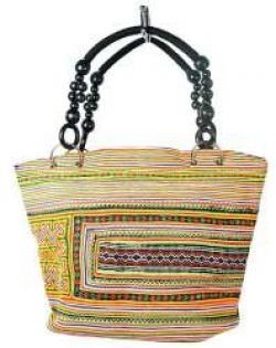 Art.nr: 97737 - B-FAIR TAS BEADS ZWART/REGENBOOG (1st)