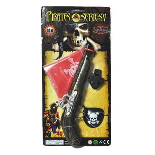 PIRATEN SET OP KAART - MODEL 3 (6st.)
