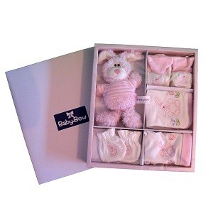 BABY BOW  5-DELIGE GEBOORTE PAKKET - MEISJES