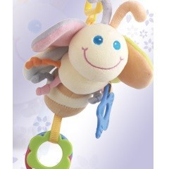 BABY BOW KNUFFEL - BIJ
